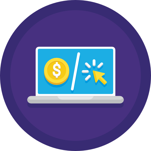Pay per click free icon Pay per click free icon