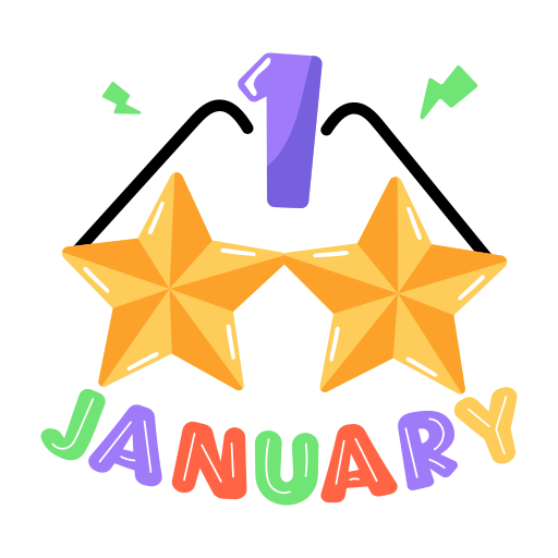 janvier gratuit sticker janvier gratuit sticker