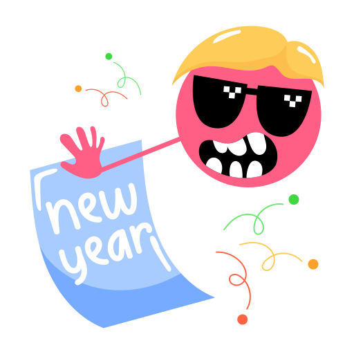 neujahr kostenlos Sticker neujahr kostenlos Sticker