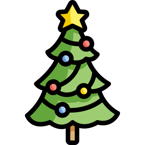 árbol de navidad icono gratis