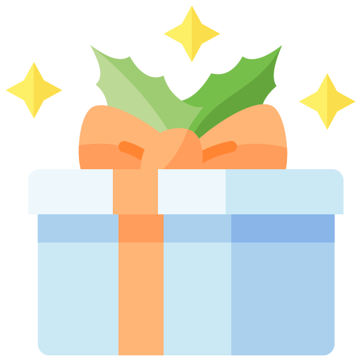 caja de regalo icono gratis