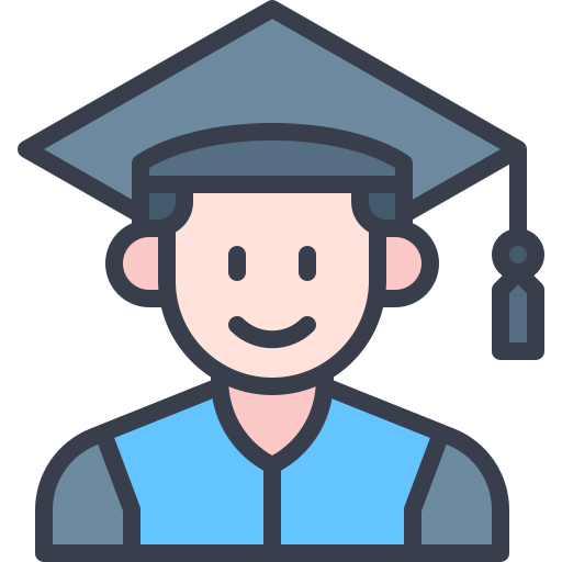 graduación icono gratis