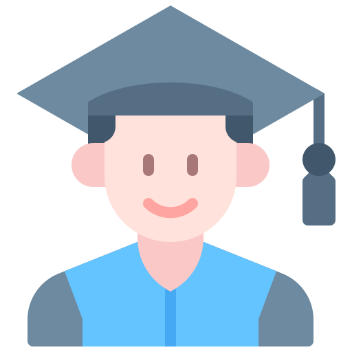 graduación icono gratis