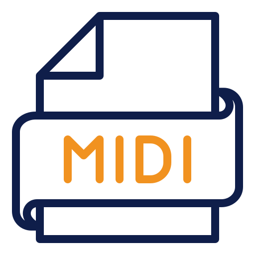 midi icono gratis