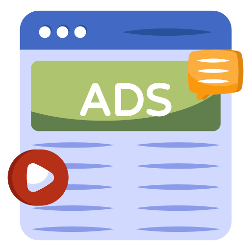 Web advertising free icon