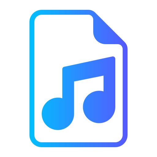 archivo de audio icono gratis