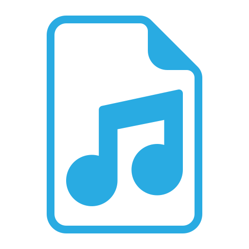 archivo de audio icono gratis