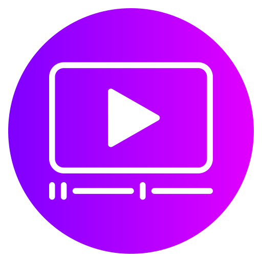 reproductor de video icono gratis