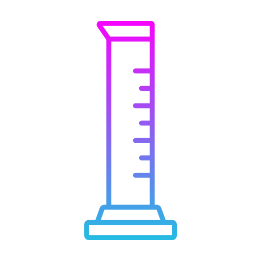 cilindro graduado icono gratis