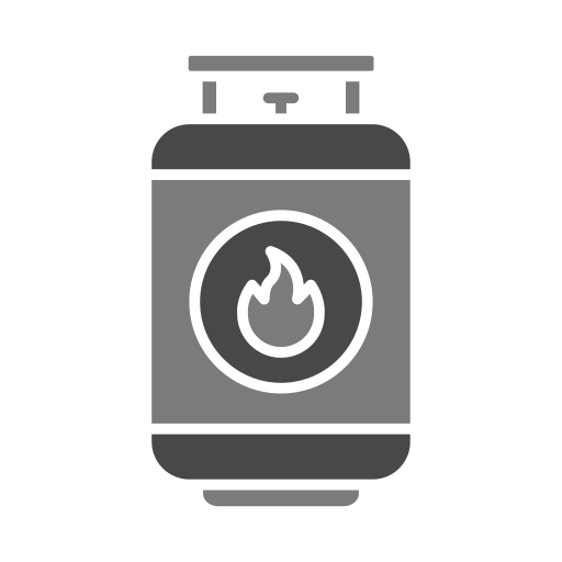 botella con gas icono gratis