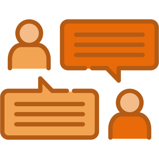 opinión icono gratis