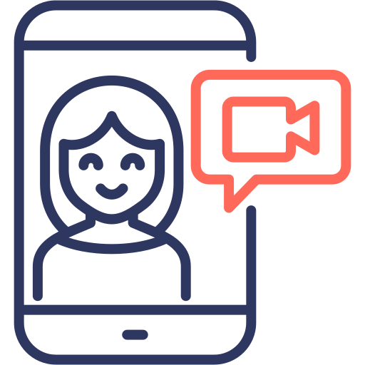 videollamada icono gratis