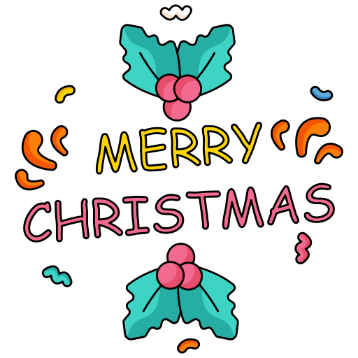 frohe weihnachten kostenlos Sticker