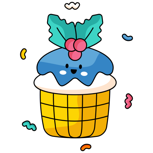 Cupcake free sticker Cupcake free sticker