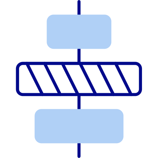 alineación central icono gratis