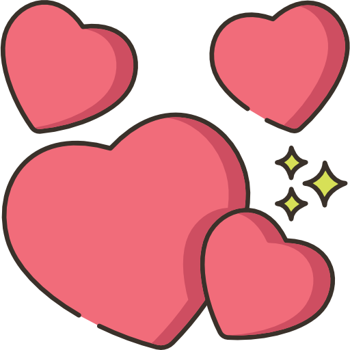 corazones icono gratis