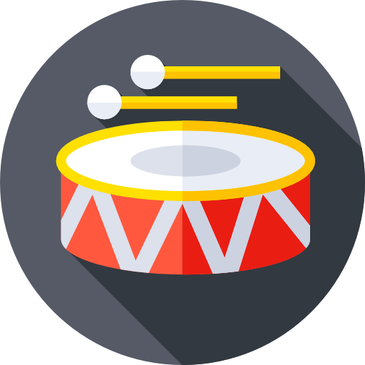tambor icono gratis