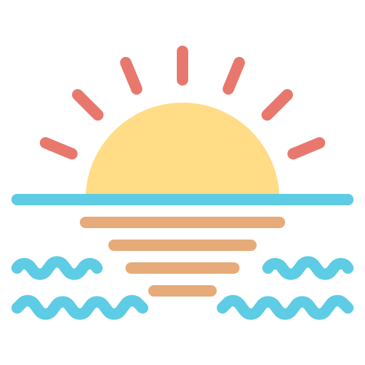 해변 무료 아이콘