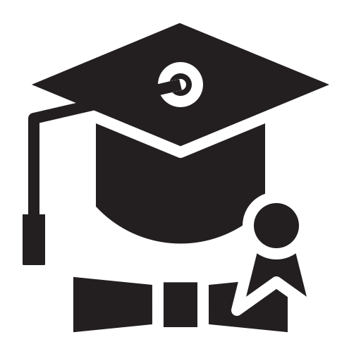 graduación icono gratis