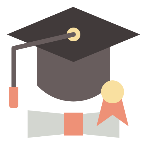 graduación icono gratis