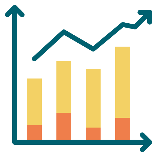 Chart free icon
