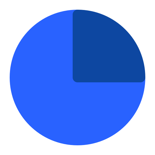 gráfico circular icono gratis