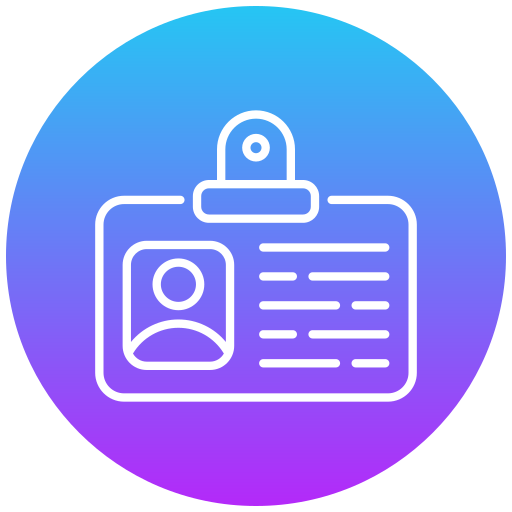 tarjeta de identificación icono gratis