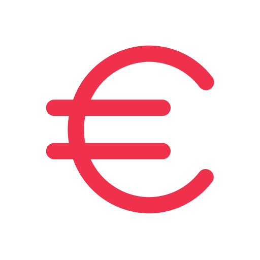 euro icono gratis