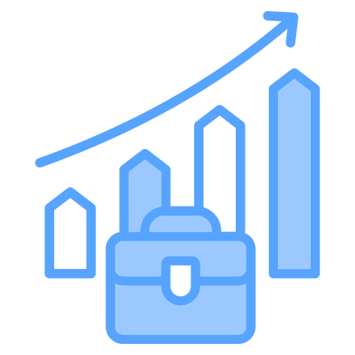 gráfico de negocios icono gratis