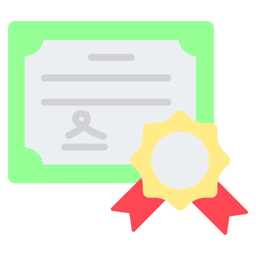 Certificate free icon Certificate free icon