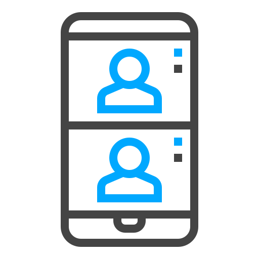 reunión en línea icono gratis
