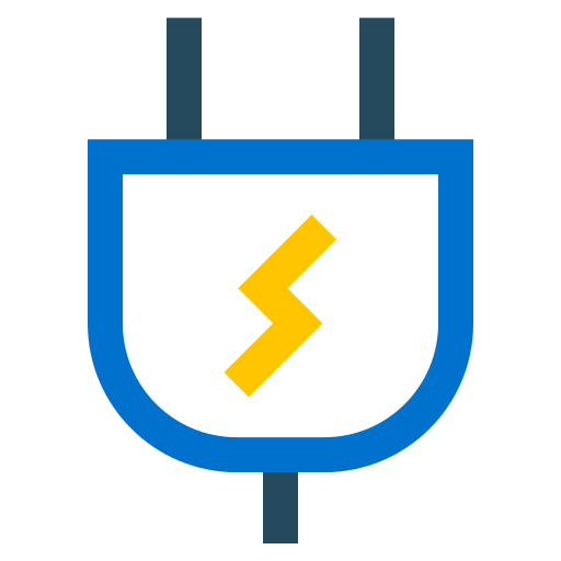 enchufe electrico icono gratis