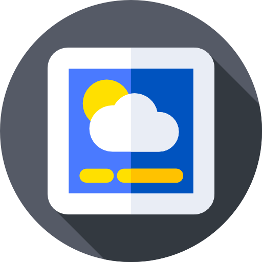 Weather Flat Circular Flat icon