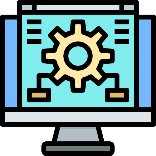 Web management Justicon Lineal Color icon