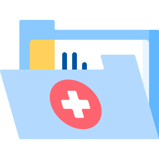 historial médico icono gratis