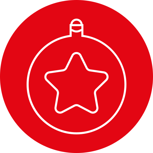 estrella de navidad icono gratis