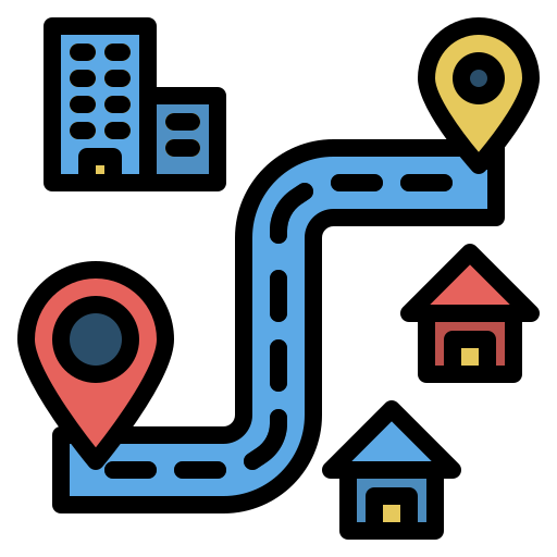 route Icône gratuit