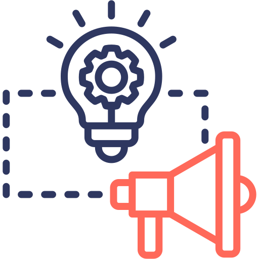 estrategia de mercadeo icono gratis