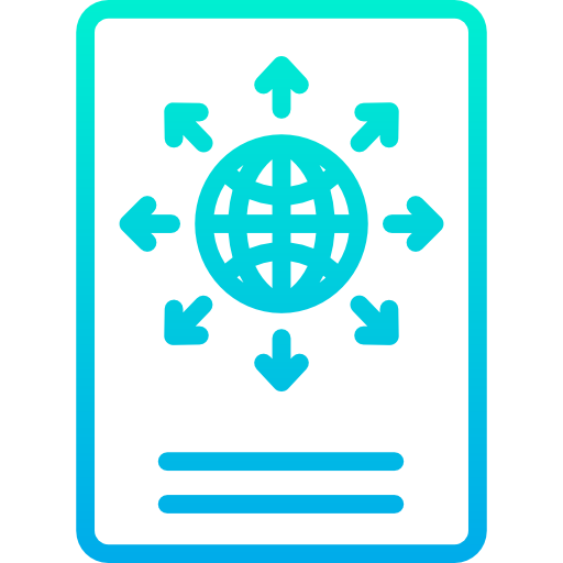 Passport Kiranshastry Gradient icon