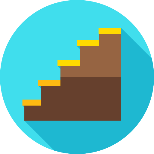 escalera icono gratis