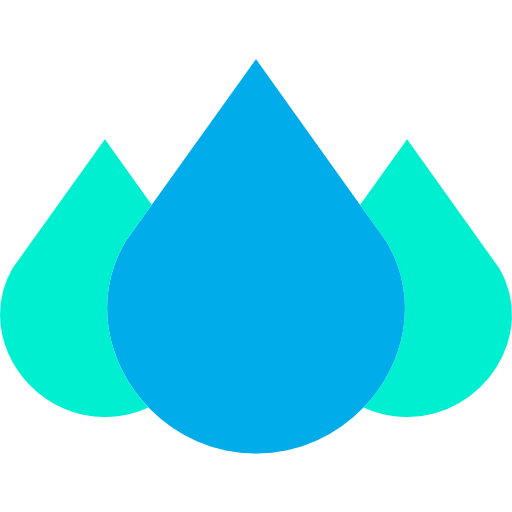 gouttes Icône gratuit