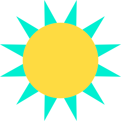 Sun free icon