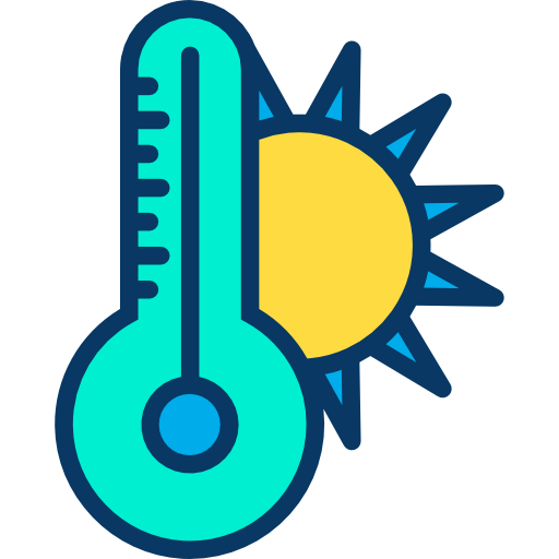 Thermometer Kiranshastry Lineal Color icon