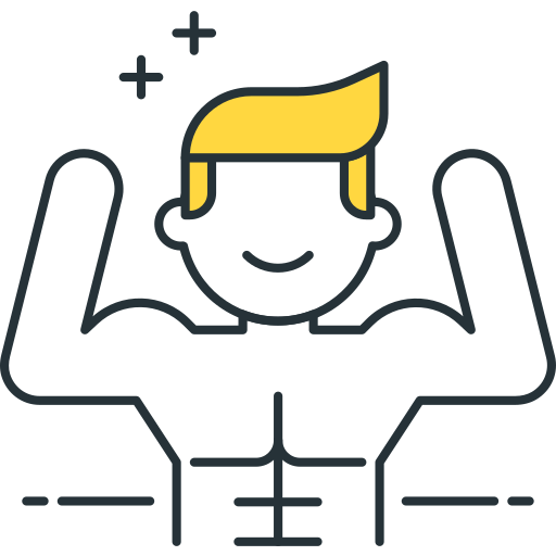 musculación icono gratis