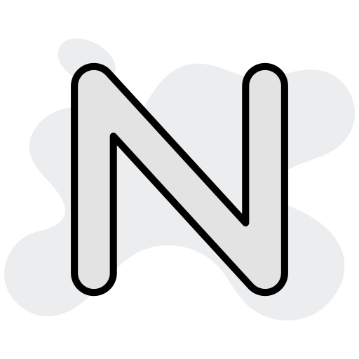 letra n icono gratis