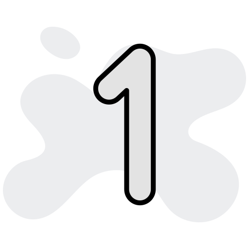 número icono gratis