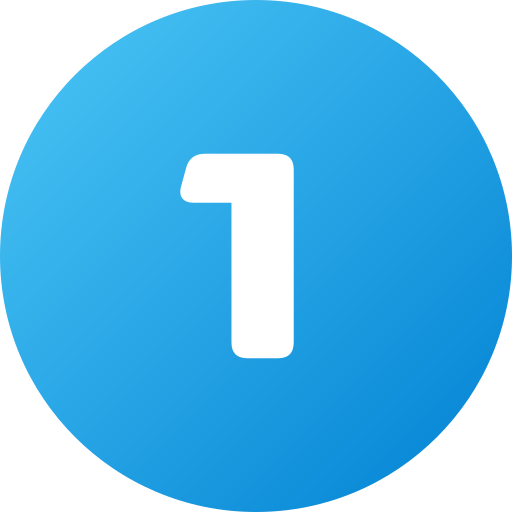 Number 1 free icon Number 1 free icon