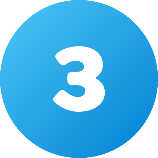 Number 3 free icon