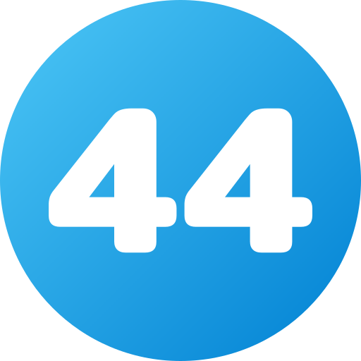 Forty four free icon Forty four free icon