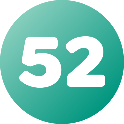 Fifty two free icon Fifty two free icon